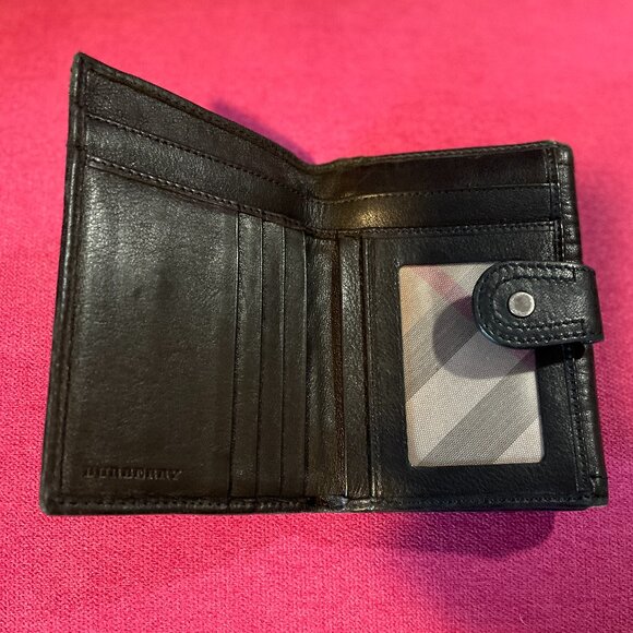 Burberry London Leather Compact Wallet - Picture 4 of 8